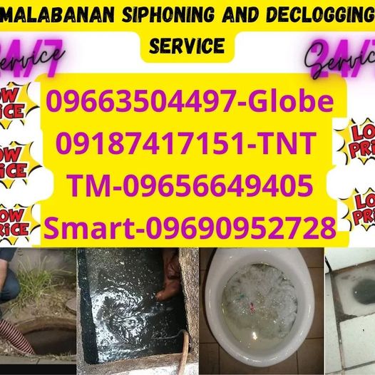 Iloilo/Bacolod Malabanan Siphoning And Declogging Services