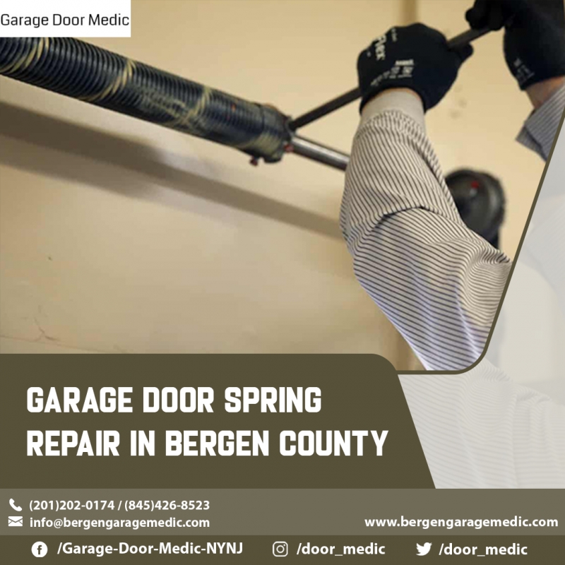 Garage Door Spring Repair in Bergen County NJ