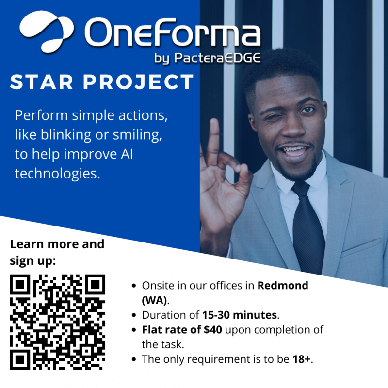 Join our project STAR in Redmond!