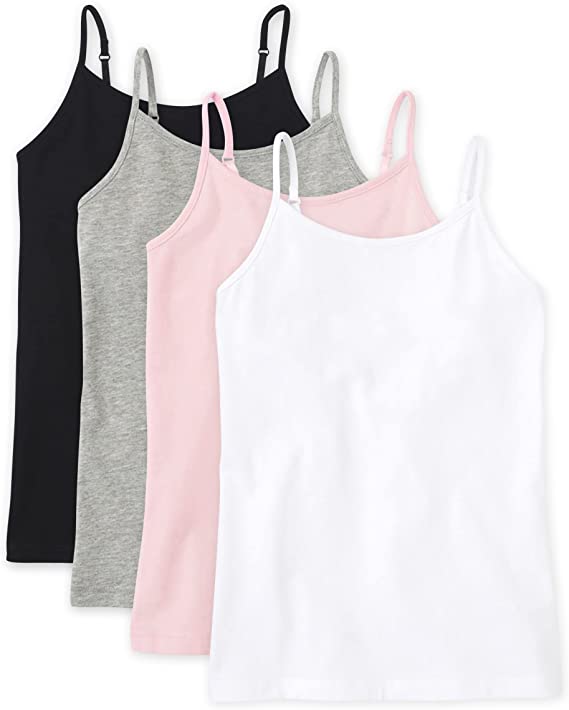 The Children's Place Girls' 4 Pack Basic Cami