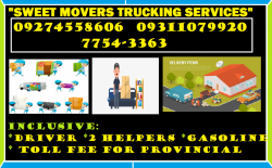SWEET MOVERS TRUCKING SERVICES