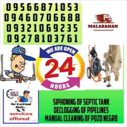 Aln malabanan siphoning septic tank manual cleaning services