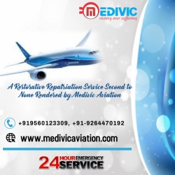 Hire Air Ambulance Service in Indore by Medivic with Md Doctors