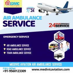 Book Air Ambulance Services in Bangalore by Medivic  