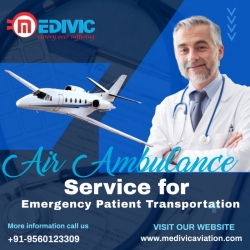 Book Air Ambulance Services in Raipur from Medivic  