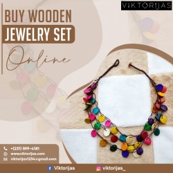 Buy Wooden Jewelry Set Online