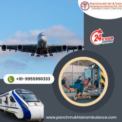 Panchmukhi Air Ambulance in Patna with Top-Class Medical Amenities